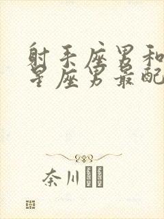 射手座男和什么星座男最配