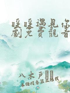 暖暖遇见你电视剧免费观看全集