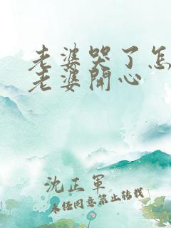 老婆哭了怎么哄老婆开心