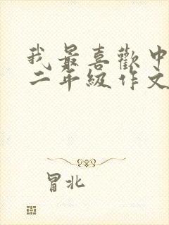 我最喜欢中秋节二年级作文