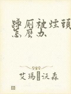 蹲厕被烟头堵了怎么办