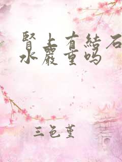 肾上有结石有积水严重吗