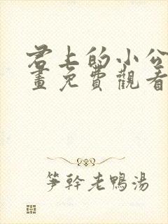 君上的小公主漫画免费观看下拉式六漫画