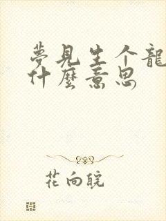 梦见生个龙凤胎什么意思