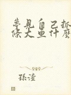 梦见自己抓了一条大鱼什么预兆