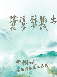 阴道壁膨出术会花多少钱