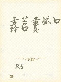 舌苔黄腻口苦口干口臭