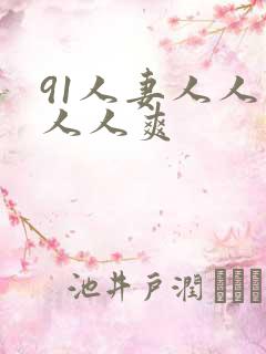 91人妻人人妻人人爽