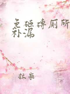 免砸砖厕所防水补漏