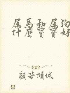 属马和属狗生个什么宝宝好