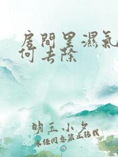 房间里湿气重如何去除