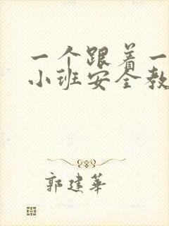 一个跟着一个走小班安全教案反思