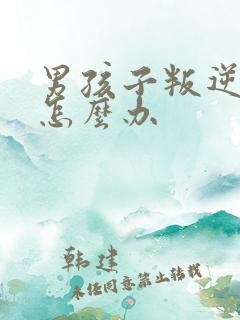 男孩子叛逆期该怎么办