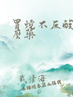 胃烧不反酸吃什么药