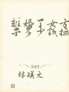 离婚了女方给孩子多少钱抚养费