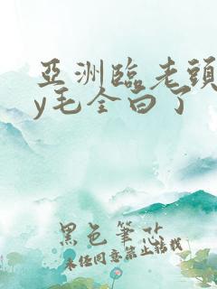 亚洲临老头gay毛全白了