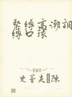 紧缚高潮调教束缚口球