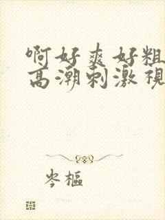 啊好爽好粗好大高潮刺激视频