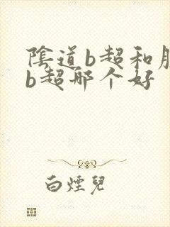 阴道b超和腹部b超哪个好