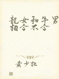 龙女和牛男的属相合不合