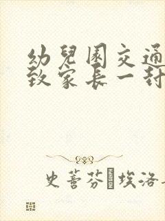 幼儿园交通安全致家长一封信家长会发言稿