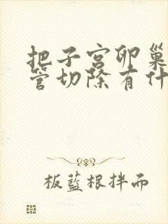 把子宫卵巢输卵管切除有什么影响