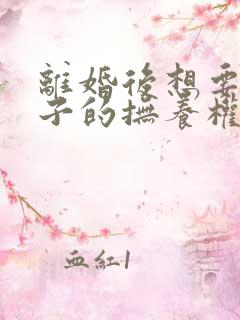 离婚后想要回孩子的抚养权需要什么手续