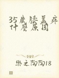 35岁膝盖疼是什么原因