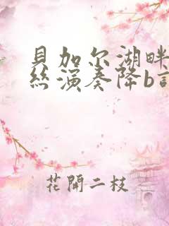 贝加尔湖畔葫芦丝演奏降b调简谱