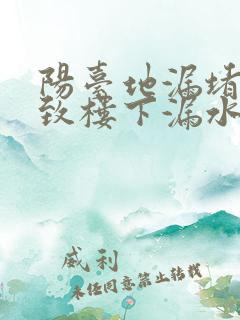 阳台地漏堵塞导致楼下漏水谁负责