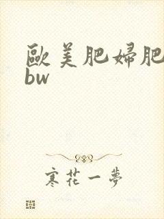 欧美肥妇肥婆bbw