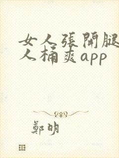 女人张开腿让男人桶爽app