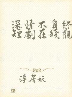 深情不负终遇你短剧在线观看