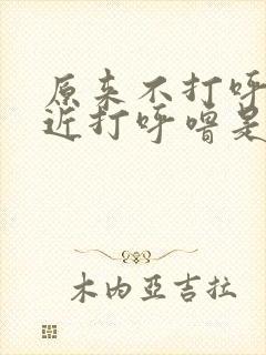 原来不打呼噜最近打呼噜是什么原因