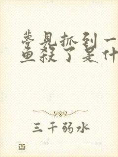 梦见抓到一条大鱼杀了是什么征兆