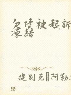 欠债被起诉账户冻结