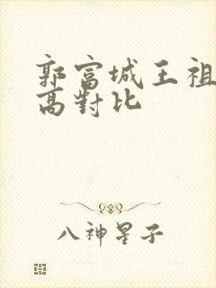 郭富城王祖蓝身高对比