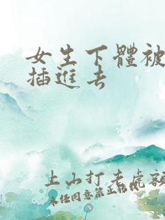 女生下体被男生插进去