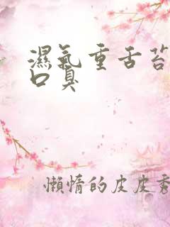 湿气重舌苔黄腻口臭