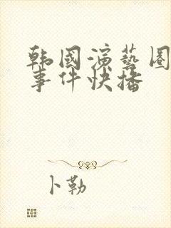 韩国演艺圈悲惨事件快播