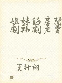 姐妹的房间电视剧韩剧免费