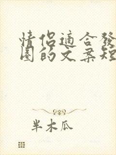 情侣适合发朋友圈的文案短句