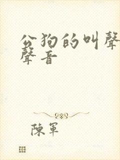 公狗的叫声真实声音