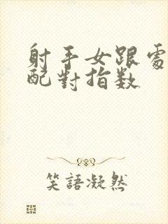 射手女跟处女男配对指数