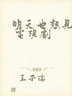 明天也想见到你 电视剧