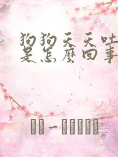 狗狗天天吐黄水是怎么回事