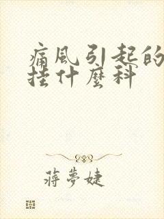 痛风引起的脚痛挂什么科