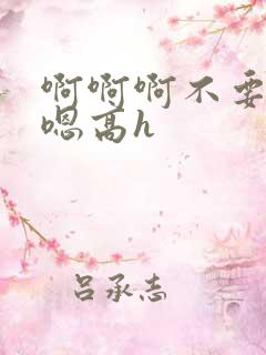啊啊啊不要嗯嗯嗯高h
