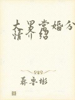 大男当婚分集剧情介绍