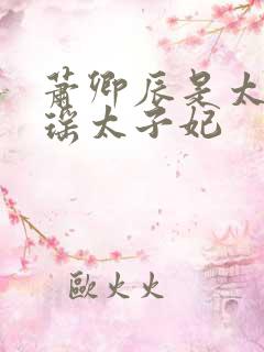 萧卿辰是太子沈瑶太子妃